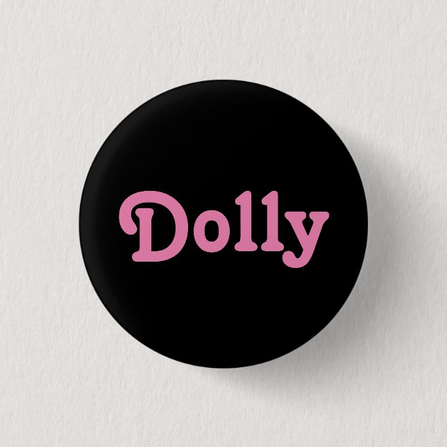 Badge Rond 2,50 Cm Bouton Dolly (Devant)