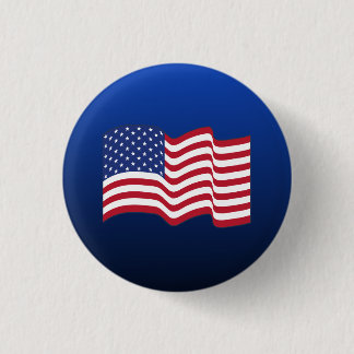 Badge Rond 2,50 Cm Bouton Drapeau Américain