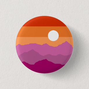 Badge Rond 2,50 Cm Bouton Drapeau Lesbienne Subtil