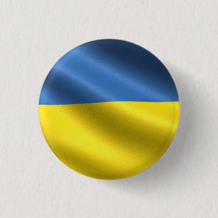 Badge Rond 2,50 Cm Bouton drapeau ukrainien