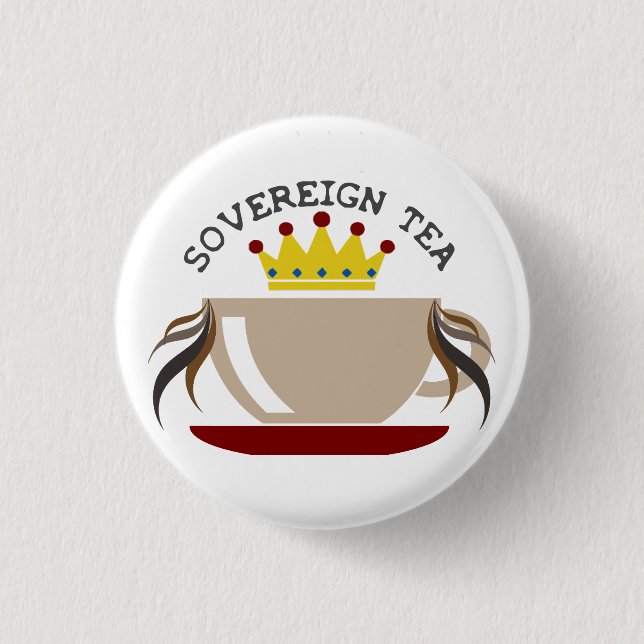 Badge Rond 2,50 Cm Bouton drôle de la souveraineté de l'ONU de modèle (Devant)