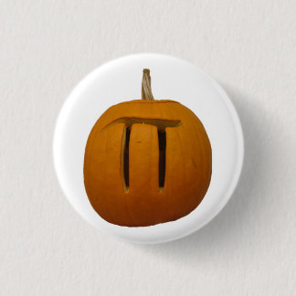 Badge Rond 2,50 Cm Bouton du citrouille pi