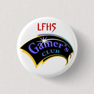 Badge Rond 2,50 Cm Bouton du club du Gamer de LFHS