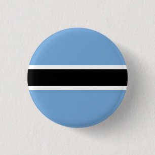 Badge Rond 2,50 Cm Bouton du drapeau patriotique du Botswana