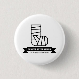 Badge Rond 2,50 Cm Bouton du Fonds des acteurs de Denver (petit)
