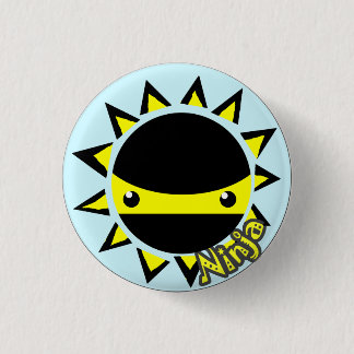 Badge Rond 2,50 Cm Bouton du soleil de Ninja