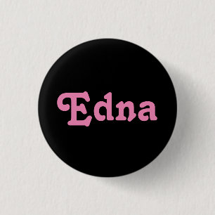 Badge Rond 2,50 Cm Bouton Edna