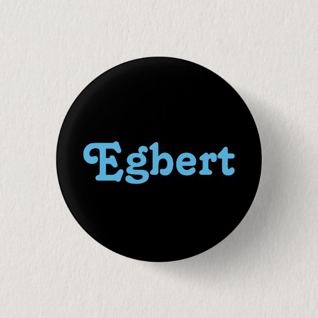 Badge Rond 2,50 Cm Bouton Egbert (Devant)