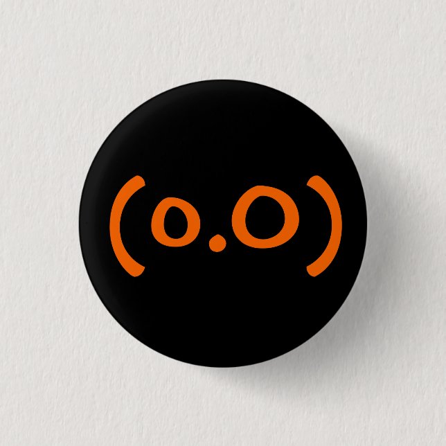 Badge Rond 2,50 Cm Bouton Émoticon (Devant)