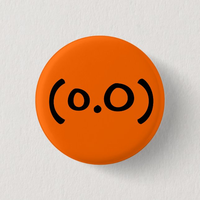 Badge Rond 2,50 Cm Bouton Émoticon (Devant)