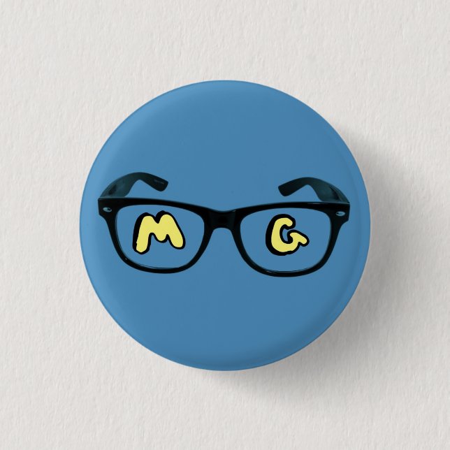 Badge Rond 2,50 Cm Bouton en verre de Matthew Gaydos (Devant)