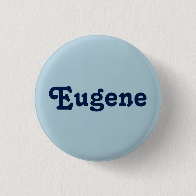 Badge Rond 2,50 Cm Bouton Eugène (Devant)