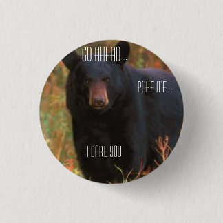 Badge Rond 2,50 Cm Bouton fâché d'ours