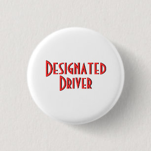 Badge Rond 2,50 Cm Bouton Facile de recherche de pilote désigné