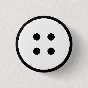 Badge Rond 2,50 Cm Bouton Faux