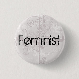 Badge Rond 2,50 Cm Bouton féministe