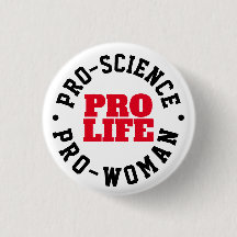 Bouton Femme Science Pro-Vie