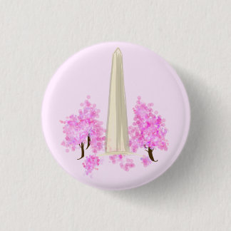 Badge Rond 2,50 Cm Bouton Fleur de cerise