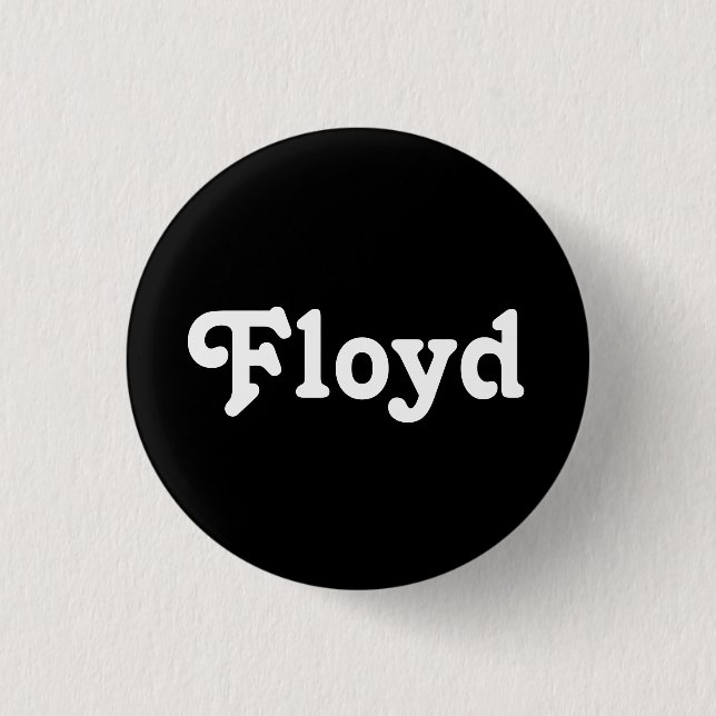 Badge Rond 2,50 Cm Bouton Floyd (Devant)