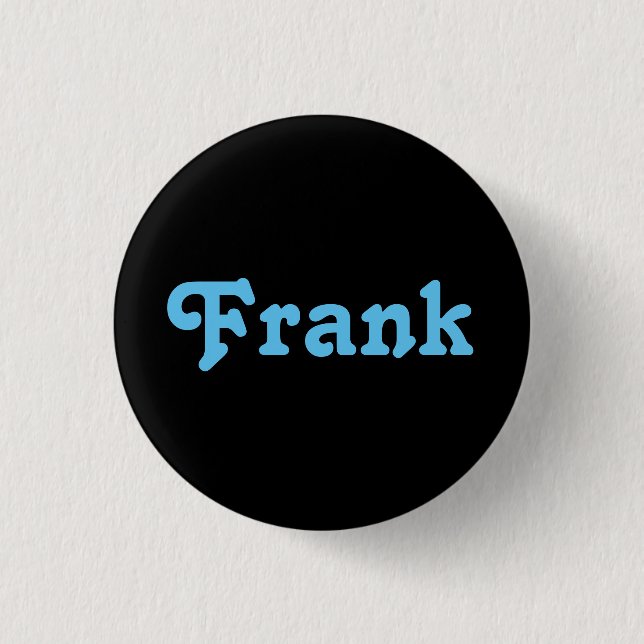 Badge Rond 2,50 Cm Bouton Frank (Devant)