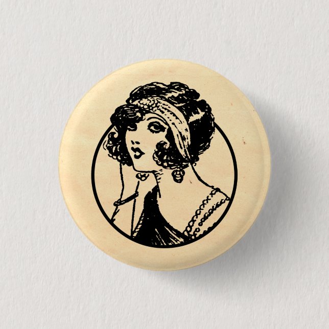 Badge Rond 2,50 Cm Bouton Fritzi original (Devant)
