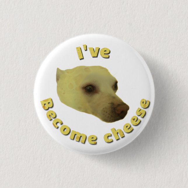 Badge Rond 2,50 Cm Bouton Fromage (Devant)