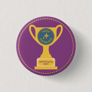 Badge Rond 2,50 Cm Bouton gagnant de la coupe de camp IGGPPCamp 2021