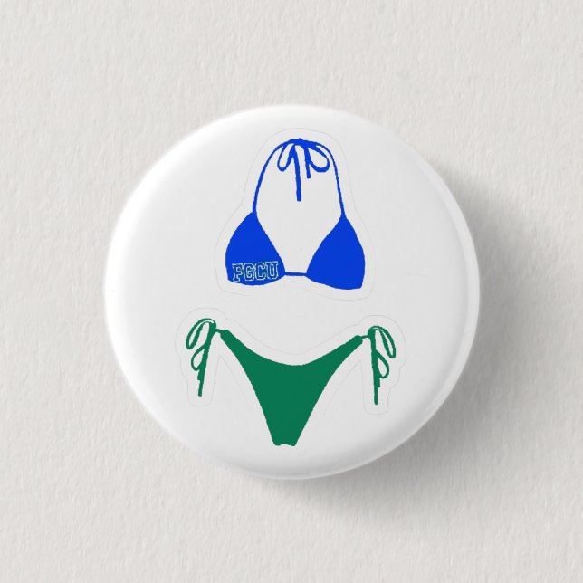 Badge Rond 2,50 Cm Bouton Gameday FGCU (Devant)