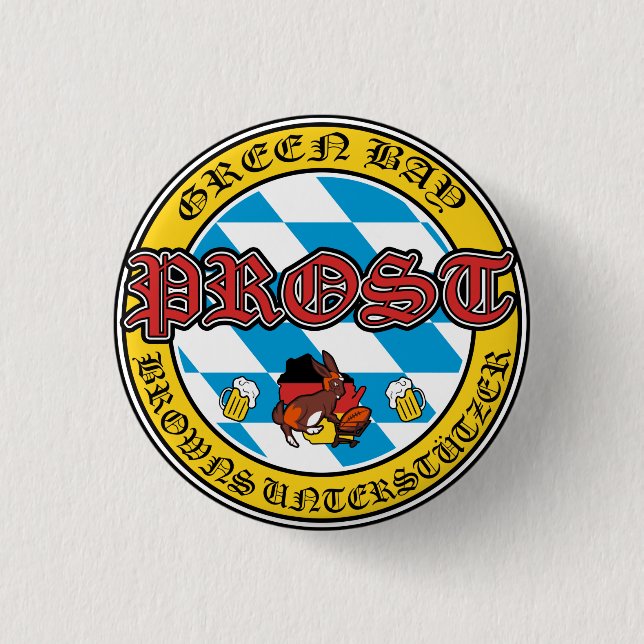 Badge Rond 2,50 Cm Bouton GBBB Oktoberfest (Devant)