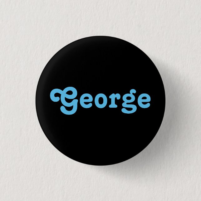Badge Rond 2,50 Cm Bouton George (Devant)