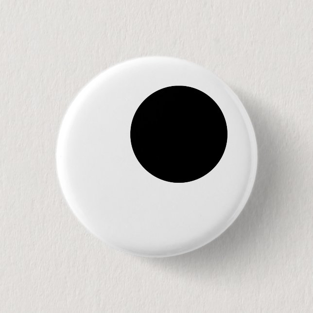 Badge Rond 2,50 Cm Bouton Googly Eyes (Devant)
