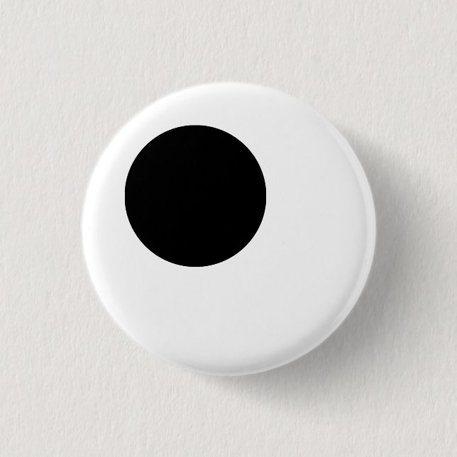 Badge Rond 2,50 Cm Bouton Googly Eyes (Devant)