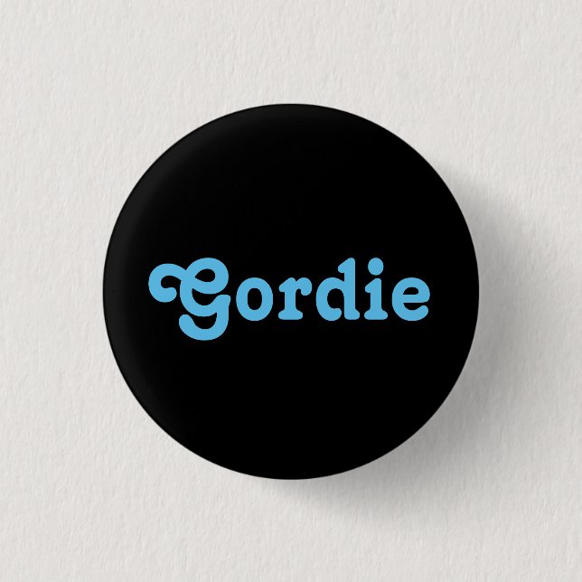 Badge Rond 2,50 Cm Bouton Gordie (Devant)