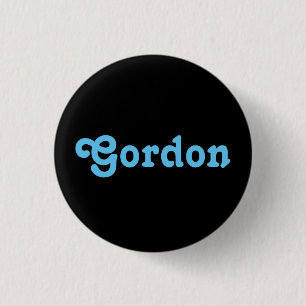 Badge Rond 2,50 Cm Bouton Gordon