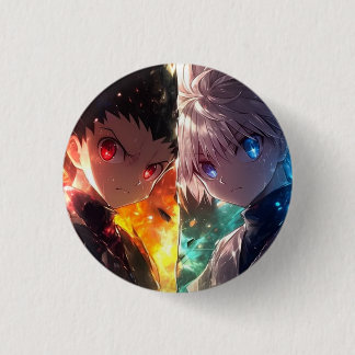 Badge Rond 2,50 Cm Bouton graphique à double puissance partagée pour