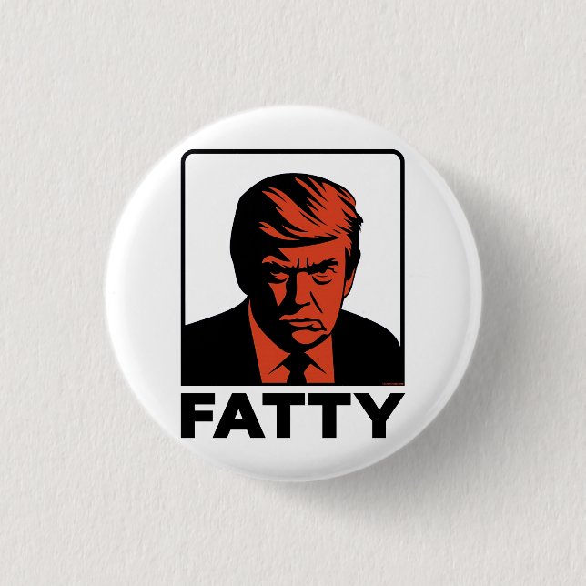 BADGE ROND 2,50 CM BOUTON "GRAS" TRUMP (Devant)
