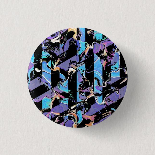 Badge Rond 2,50 Cm Bouton hideux (Devant)