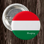 Badge Rond 2,50 Cm Bouton Hongrie, drapeau hongrois patriotique<br><div class="desc">Boutons : Hongrie & drapeau hongrois - amour mon pays,  voyage,  vacances,  patriotes nationaux / fans de sport</div>