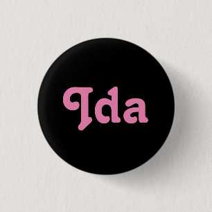 Badge Rond 2,50 Cm Bouton Ida