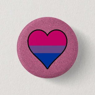 Badge Rond 2,50 Cm Bouton indicateur Bisexualité