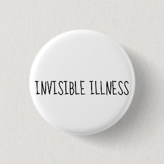 Badge Rond 2,50 Cm Bouton invisible de conscience de maladie