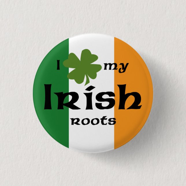 Badge Rond 2,50 Cm Bouton irlandais de fierté (Devant)
