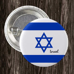 Badge Rond 2,50 Cm Bouton Israël, mode drapeau israélien patriotique<br><div class="desc">Boutons : Drapeau Israël & Israël - J'aime mon pays,  voyage,  vacances,  patriotes nationaux / fans de sport</div>