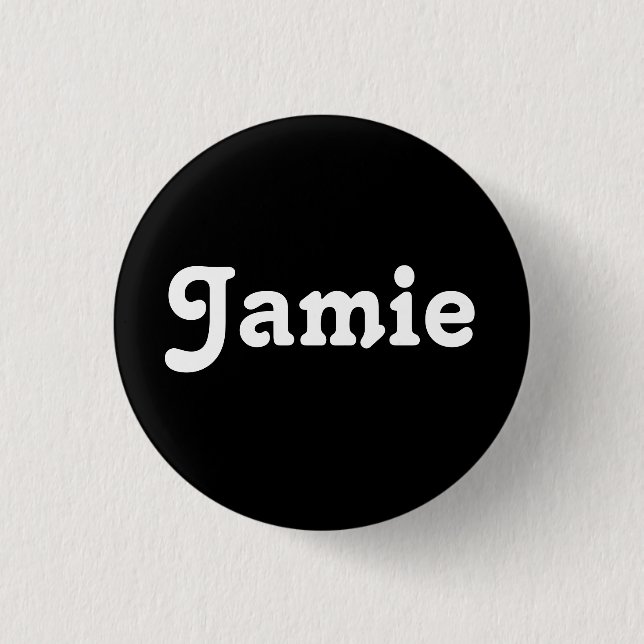 Badge Rond 2,50 Cm Bouton Jamie (Devant)