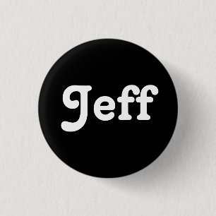 Badge Rond 2,50 Cm Bouton Jeff