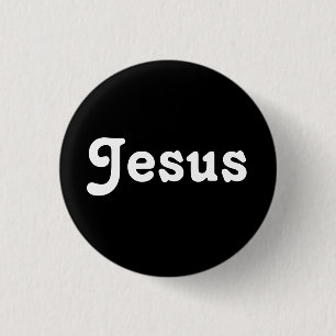 Badge Rond 2,50 Cm Bouton Jésus