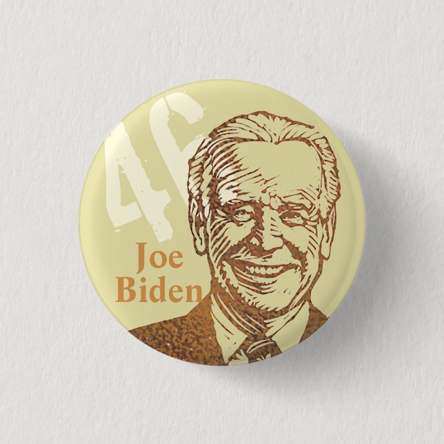 Badge Rond 2,50 Cm Bouton Joe Biden 46 (Devant)