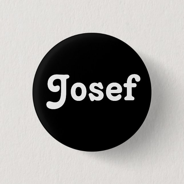 Badge Rond 2,50 Cm Bouton Josef (Devant)