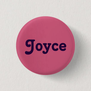 Badge Rond 2,50 Cm Bouton Joyce