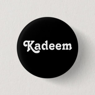 Badge Rond 2,50 Cm Bouton Kadeem